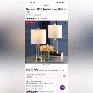 USB Table Lamp (Serkan)